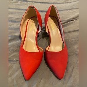 Gently Worn Red Pumps - Size 7.5